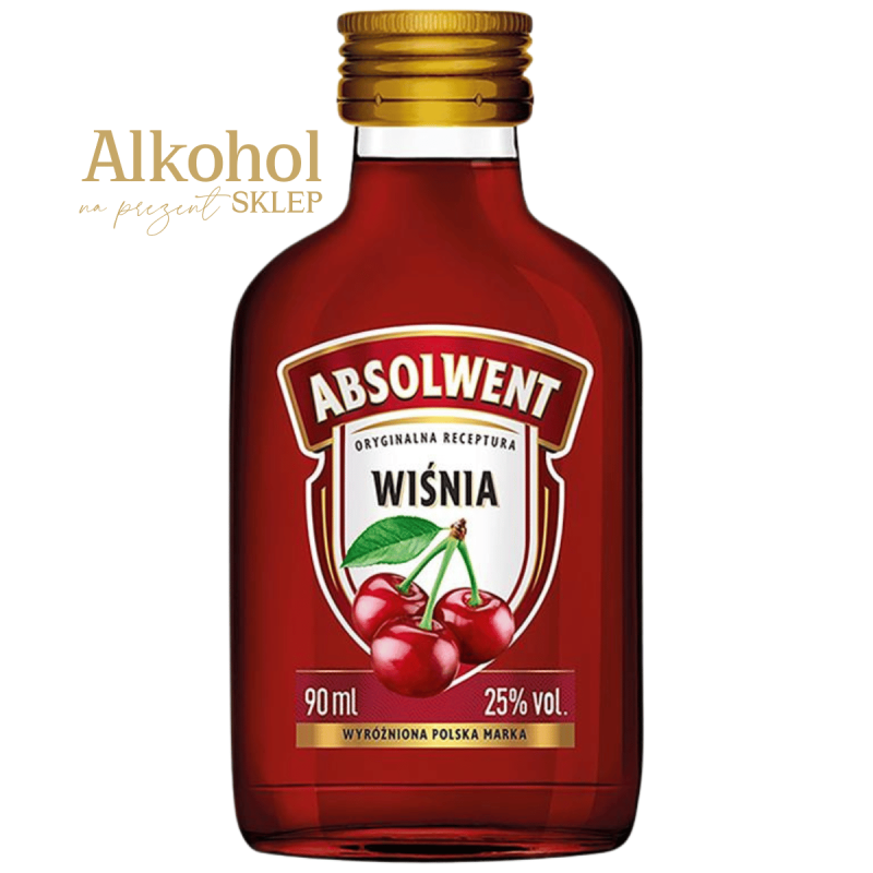 WÓDKA ABSOLWENT WIŚNIA 90ML