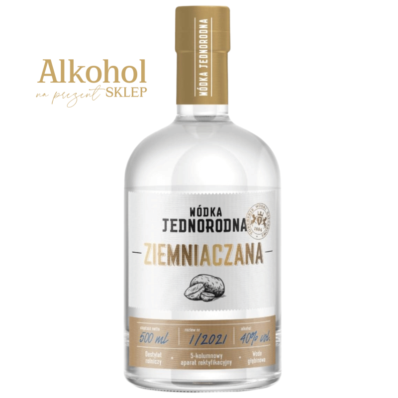 WÓDKA ZIEMNIACZANA JEDNORODNA 0.5L
