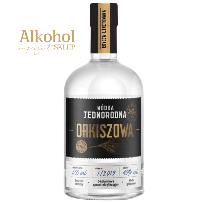 WÓDKA ORKISZOWA JEDNORODNA 0.5L