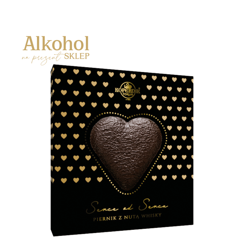 SERCE PIERNIKOWE - SERCE OD SERCA Z NUTĄ WHISKY 110g