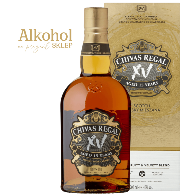 WHISKY CHIVAS REGAL XV 15YO 0.7L + OPAKOWANIE