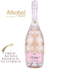 ZESTAW BAGLIETTI MOSCATO ROSE + CZEKOLADKI + ŚWIECA
