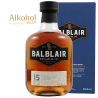 WHISKY BALBLAIR 15YO 0.7L + OPAKOWANIE