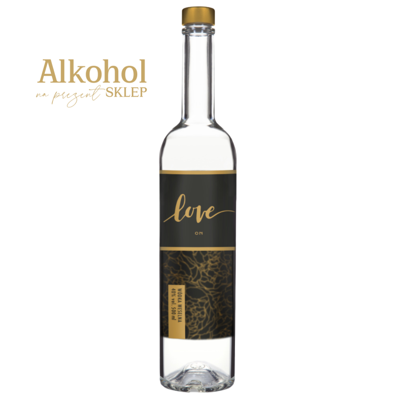 WÓDKA WESELNA TORUŃSKA LOVE GLAMOUR ON 0.5L