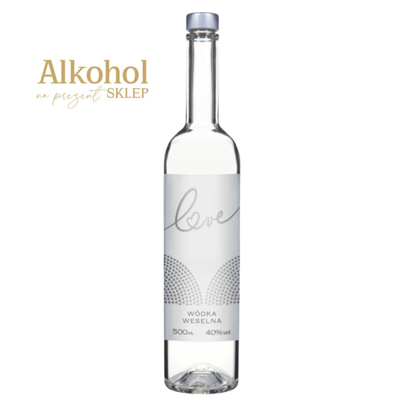 WÓDKA WESELNA TORUŃSKA LOVE WHITE 0.5L