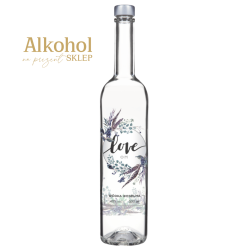 WÓDKA WESELNA TORUŃSKA LOVE BOHO ON 0.5L