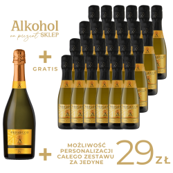 PAKIET MAXI NA WIECZÓR PANIEŃSKI - PROSECCO AMANTI MINI + DUŻA BUTELKA