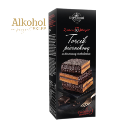 TORCIK PIERNIKOWY W DESEROWEJ CZEKOLADZIE Z NADZIENIEM OWOCOWYM 180g