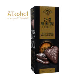 SERCA PIERNIKOWE Z CIASTA LEŻAKUJĄCEGO W WHISKY W DESEROWEJ CZEKOLADZIE 128g