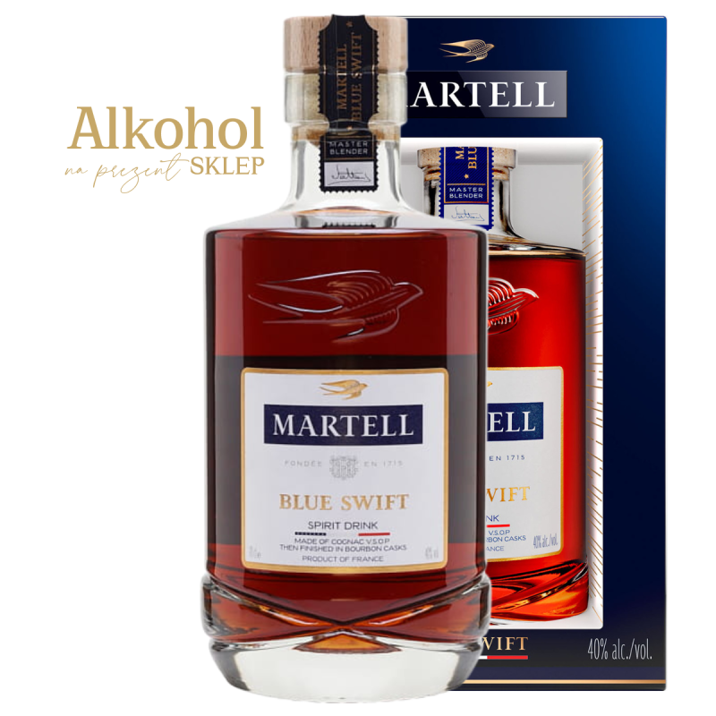 KONIAK MARTELL BLUE SWIFT 0.7L + OPAKOWANIE
