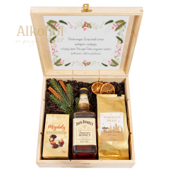 ZESTAW ŚWIĄTECZNY Z ŻYCZENIAMI - JACK DANIEL'S HONEY