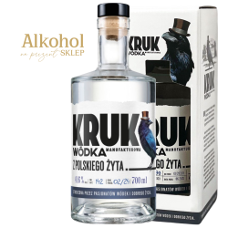 WÓDKA KRUK Z POLSKIEGO ŻYTA 0.7L + OPAKOWANIE