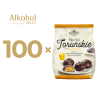 100 x PIERNIKI TORUŃSKIE Z NADZIENIEM ADVOCAT W CZEKOLADZIE 150g