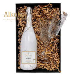 URODZINOWY ZESTAW CAVA FREIXENET ICE 0.75L + 2 KIELISZKI