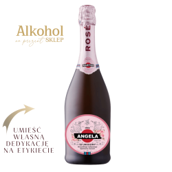 URODZINOWY ZESTAW WINO MARTINI ROSE + SŁODYCZE