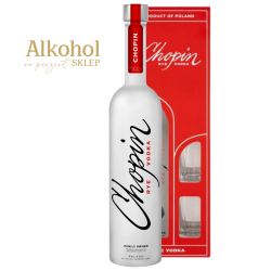 WÓDKA CHOPIN RYE 0.7L + 2 KIELISZKI