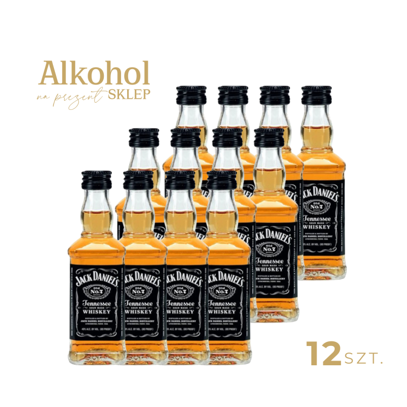 PAKIET MINI JACK DANIEL'S  x 12