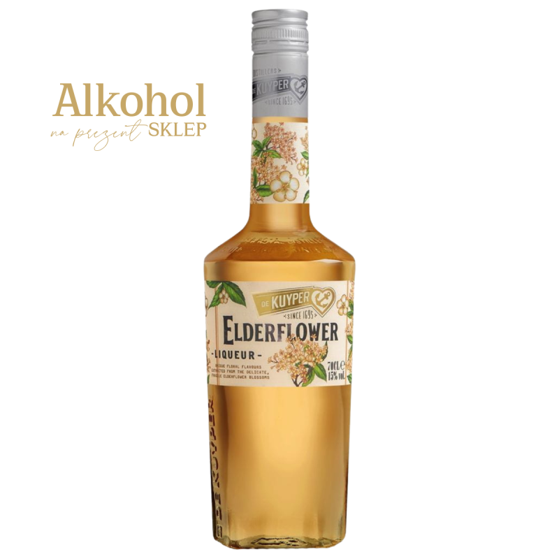 Dobry kwiatowy likier o smaku czarnego bzu.