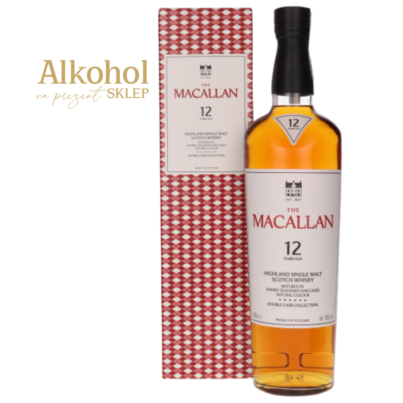 WHISKY MACALLAN 12YO DOUBLE CASK 0.7L + OPAKOWANIE