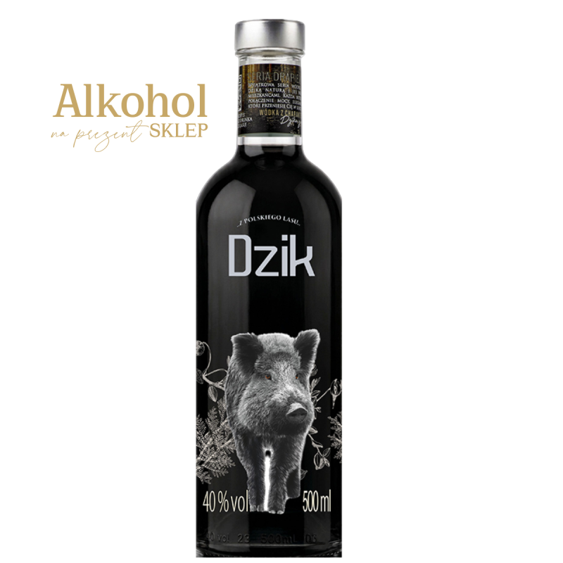 WÓDKA DĘBOWA BLACK DZIK